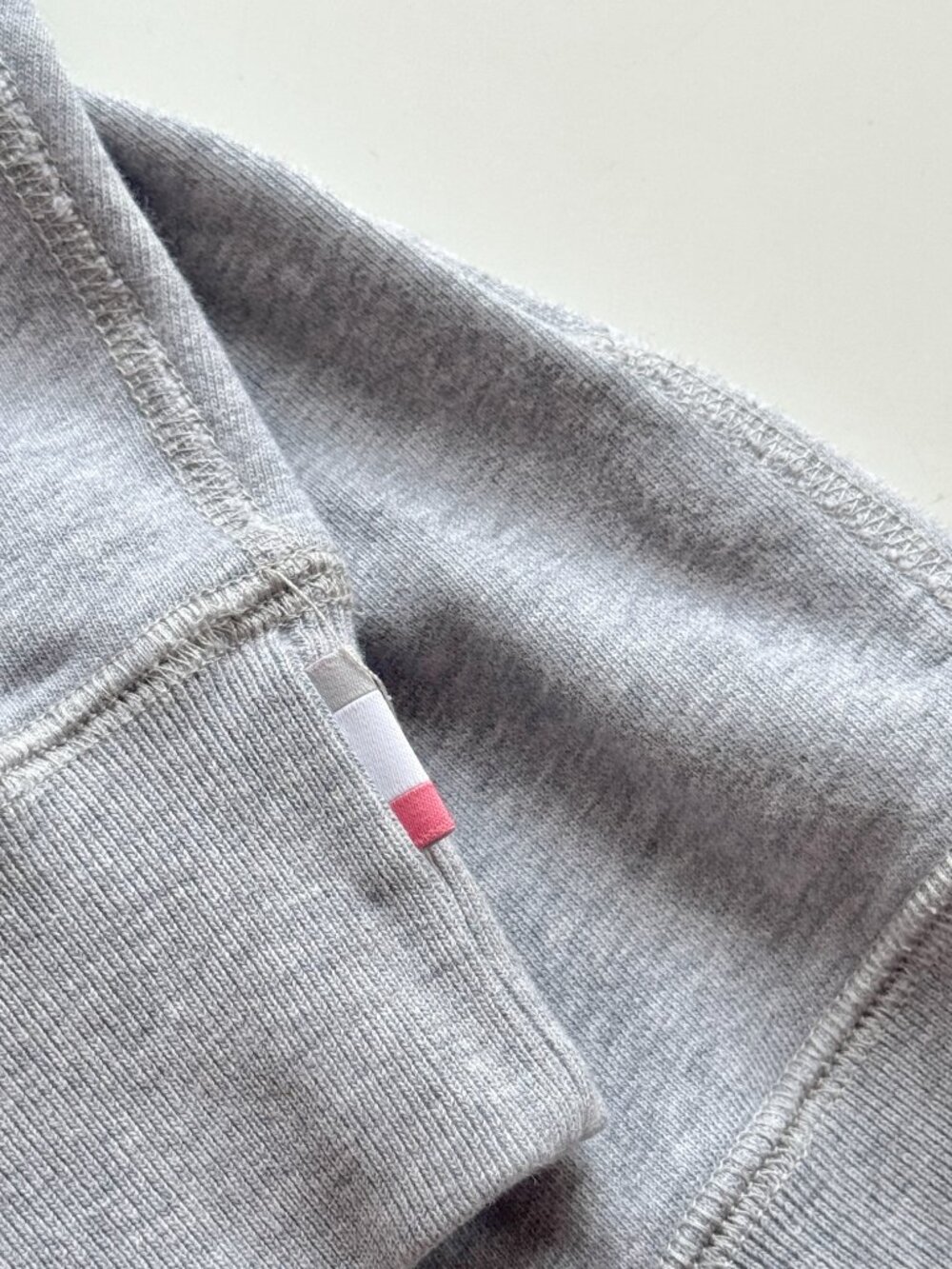 PROVINCE OF CANADA Heather Grey 100% Cotton Terry Crew Neck Sweatshirt, Size M - Picture 9 of 14